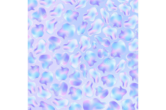 3D Fluid Holographic Pattern Design