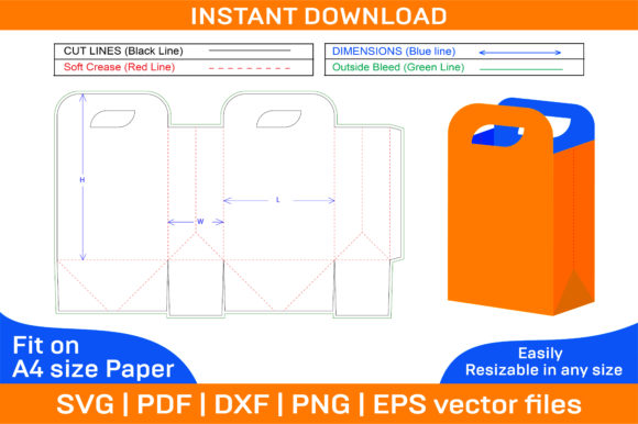 Designing Custom Shopping Bag Dielines for Creative Projects