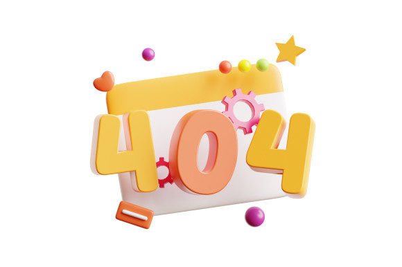 Enhancing Web Design with the Website 404 Error 3D Icon