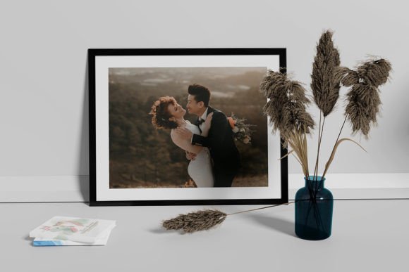 Frame Mockup Wedding Wall: A Strategic Tool for Presenting Wedding Design Concepts