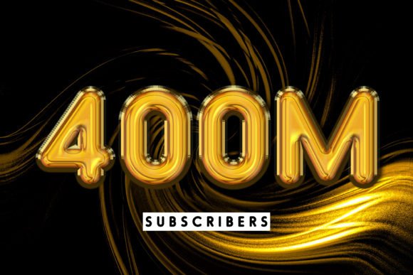 Mastering the 400m Subscribers Editable Text Effect for Stunning Social Media Designs