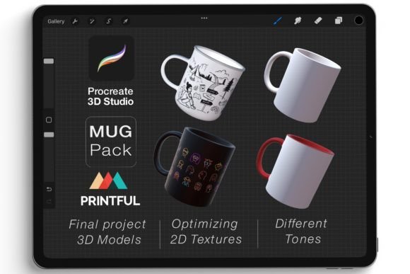 Procreate 3D Model - Mockup Mug: A Game-Changer for Digital Artists and Designers