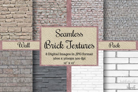 Seamless Brick Textures - Wall Pack: A Versatile Design Resource for Modern Creatives