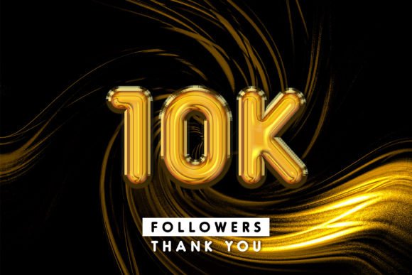 Thank You 10k Followers 3D Text Effect: A Practical Design Tool for Celebrating Milestones