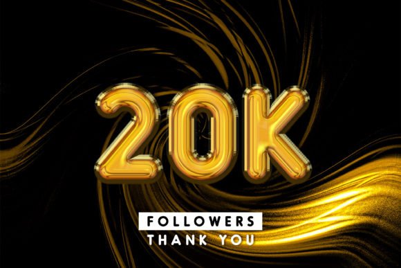 Thank You 20k Followers 3D Text Effect: A Creative Way to Celebrate Milestones